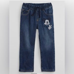 Gap Disney Mickie Mouse little boy jeans